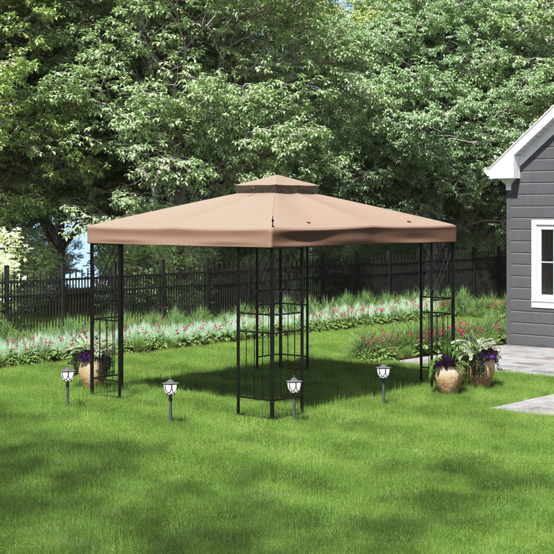 Sunjoy Parlay 12 Ft. W x 10 Ft. D Steel Patio Gazebo & Reviews Wayfair